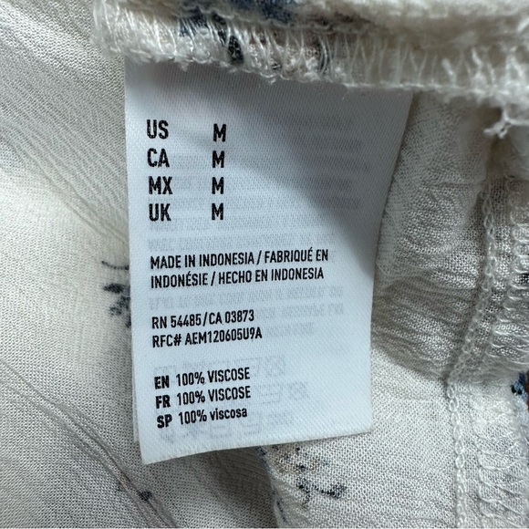 American Eagle floral tiered cropped ruffle tank Size M - Picture 9 of 10